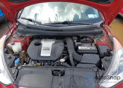 2013 Hyundai Veloster Turbo W/Black z USA, uszkodzony, nr VIN KMHTC6AE3DU126784